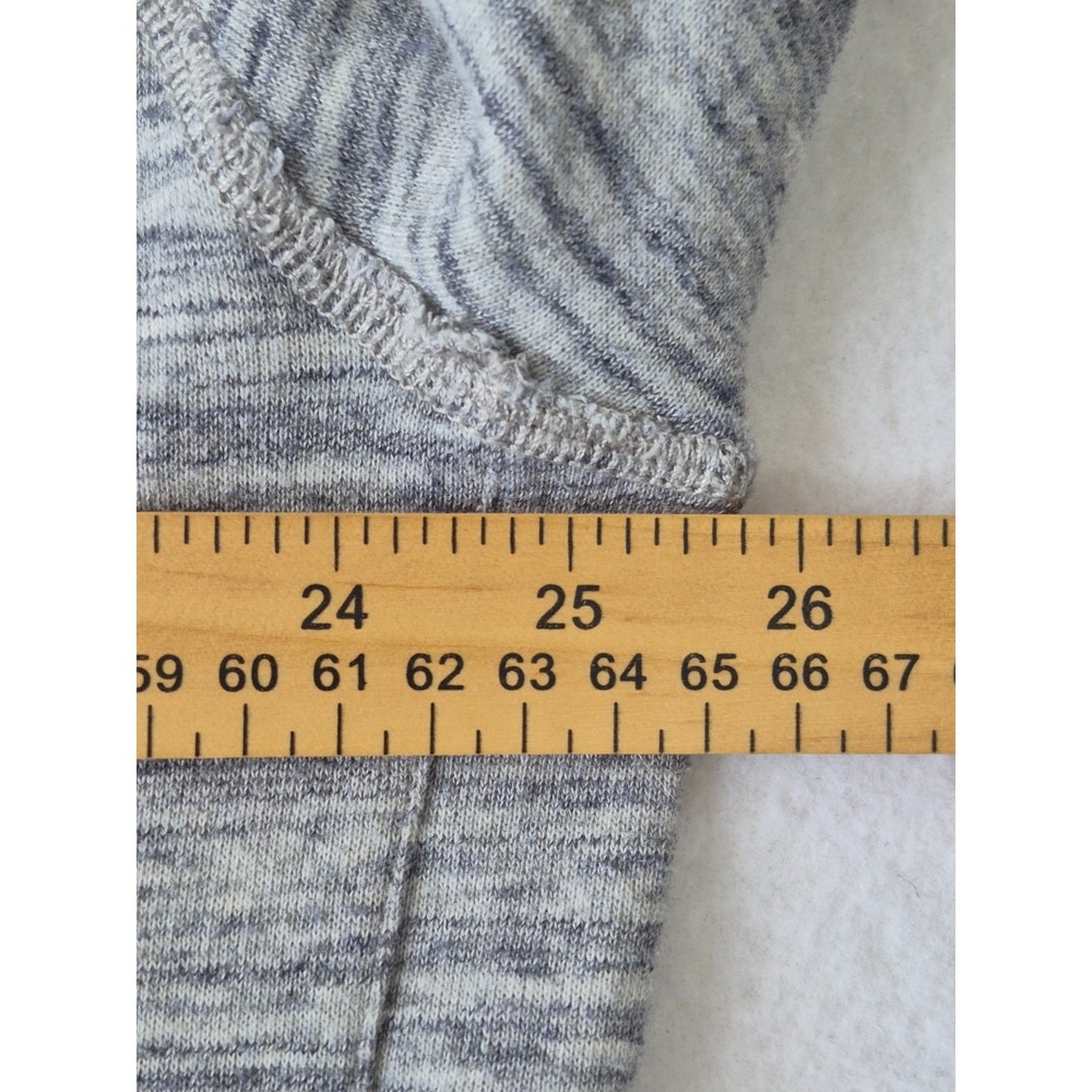 Lucky Brand Athletics Hoodie Mens XXL Gray Henley Pullover Fleece Sweatshirt - Picture 5 of 7